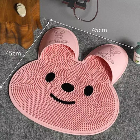 Cute Bunny Shower Foot Scrubber