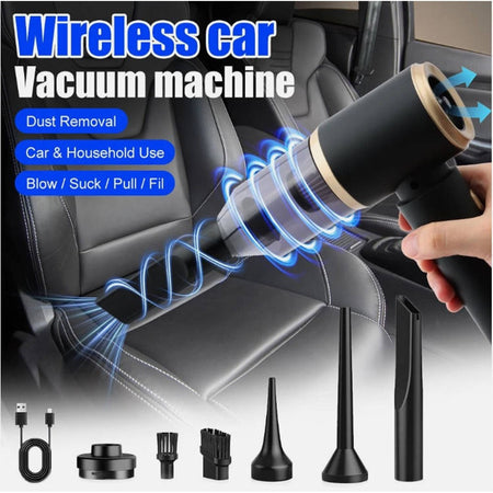 Hand-Held Super Sucker! Wireless, Powerful & Budget-Friendly - Mini Vacuum