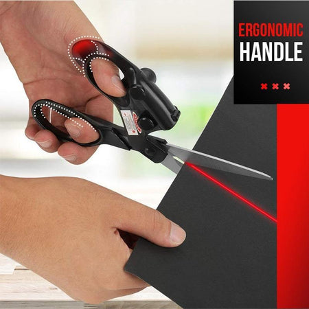 Never Cut Crooked Again: Laser Guided Scissors