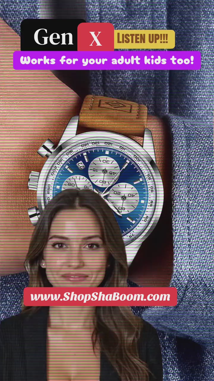 My Girl Got it Right!! Leather band watch
