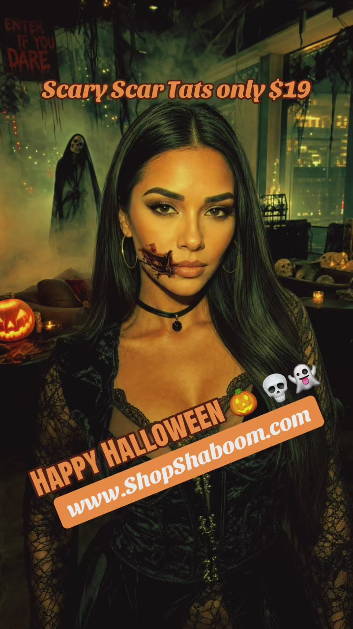Temporary Scar Halloween Tattoo’s - looks so real! (Quick shipping from US warehouse)