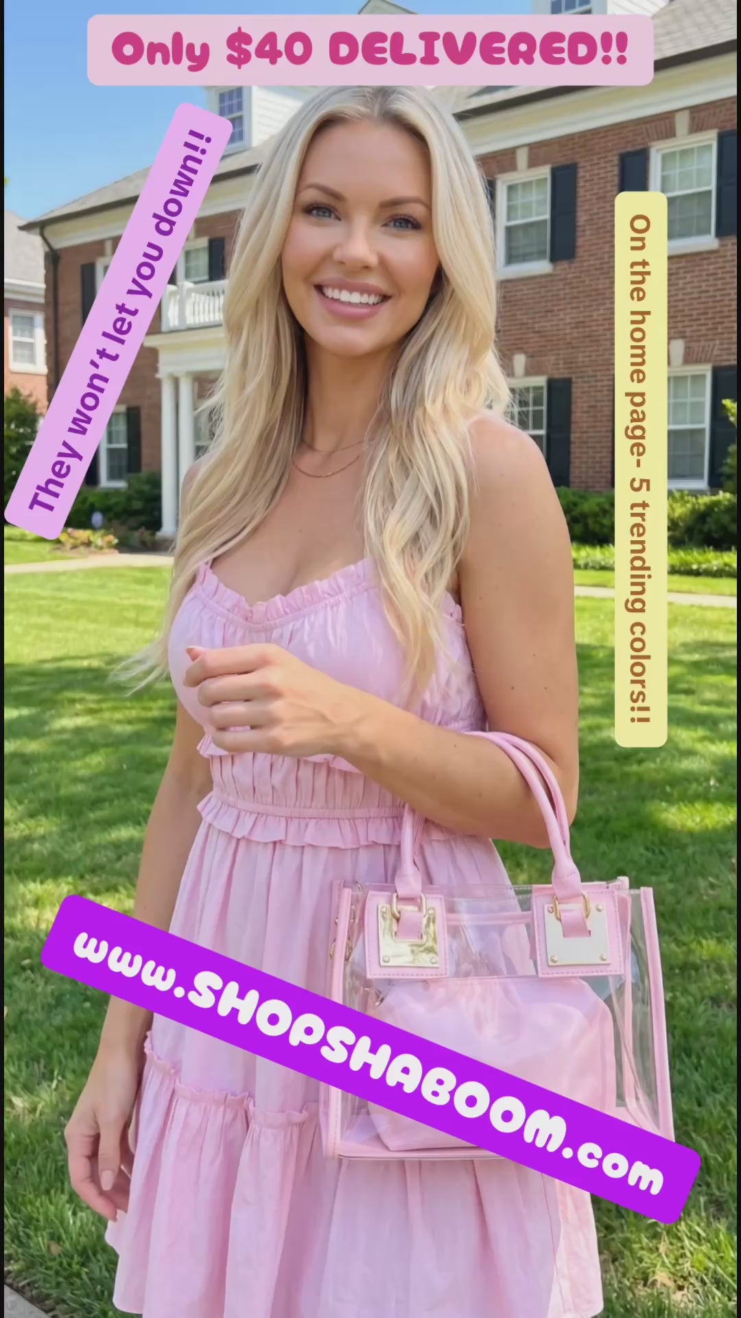 Jelly Crystal Bag - The Bama Rush Look at Half the Price!!!
