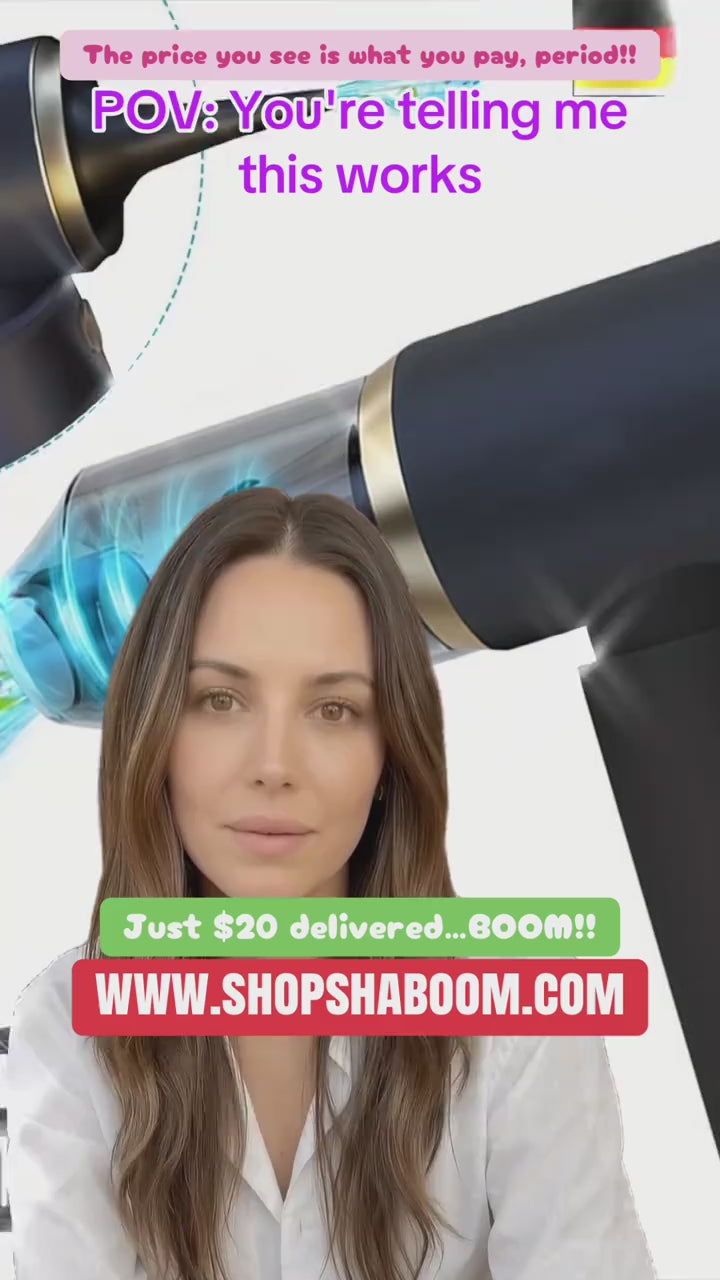 Hand-Held Super Sucker! Wireless, Powerful & Budget-Friendly - Mini Vacuum