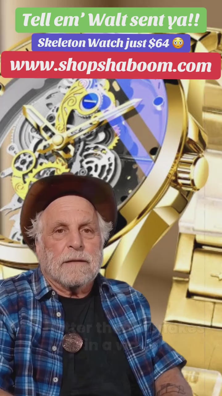 Keep Your Eye on your Man Skeleton Watch